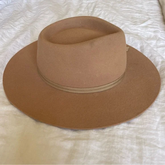 Lack of Color Zulu Wool Felt Fedora Hat Tan Medium 57cm - Picture 5 of 7